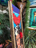 MeduSirena the Fire Eating Mermaid, Ltd Ed Gravel Art Panel