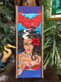 MeduSirena the Fire Eating Mermaid, Ltd Ed Gravel Art Panel