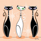 Atomic Cat Shower Curtain
