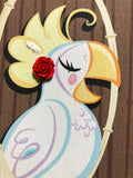 In the Tiki Room - Gravel Art Triptych