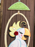 In the Tiki Room - Gravel Art Triptych