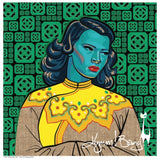 Turquoise Girl Giclée Print