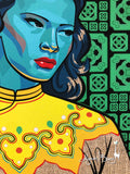 Turquoise Girl Giclée Print