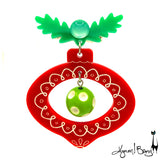 Shiny Brite Ornaments - Brooches