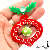 Shiny Brite Ornaments - Brooches