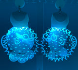 Puffer Fish Light-Up Earrings