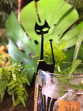 Black Cat Swizzle Sticks