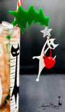 Bad Cat Christmas Swizzle Sticks