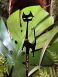 Black Cat Swizzle Sticks