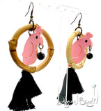 Aves Tropicales earrings - multiple colors