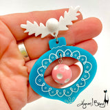 Shiny Brite Ornaments - Brooches