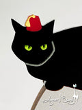 TikiBilly Cat Brooch