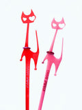 Valentine’s Cat Swizzle Sticks