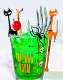 Celebration Cat Swizzle Sticks, Holographic Glitter