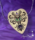 Haunted Mansion Planchette Necklace and Victorian Hand Earrings