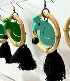 Aves Tropicales earrings - multiple colors