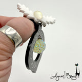 Shiny Brite Ornaments - Gothy Earring and Brooch Set