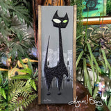 Spooksville Cat Noir – Black Cat Gravel Art