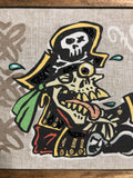 Scurvy Knave by BigToe - Ltd Ed Gravel Art Panel