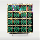 Chinese Tile Shower Curtain