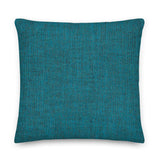 Turquoise Girl Premium Stuffed Pillow