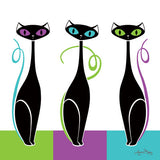 Mod Cat Shower Curtain