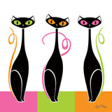 Mod Cat Shower Curtain