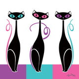Mod Cat Shower Curtain
