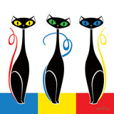Mod Cat Shower Curtain