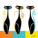 Mod Cat Shower Curtain