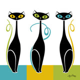 Mod Cat Shower Curtain