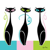 Mod Cat Shower Curtain