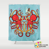 Octopus Shower Curtain