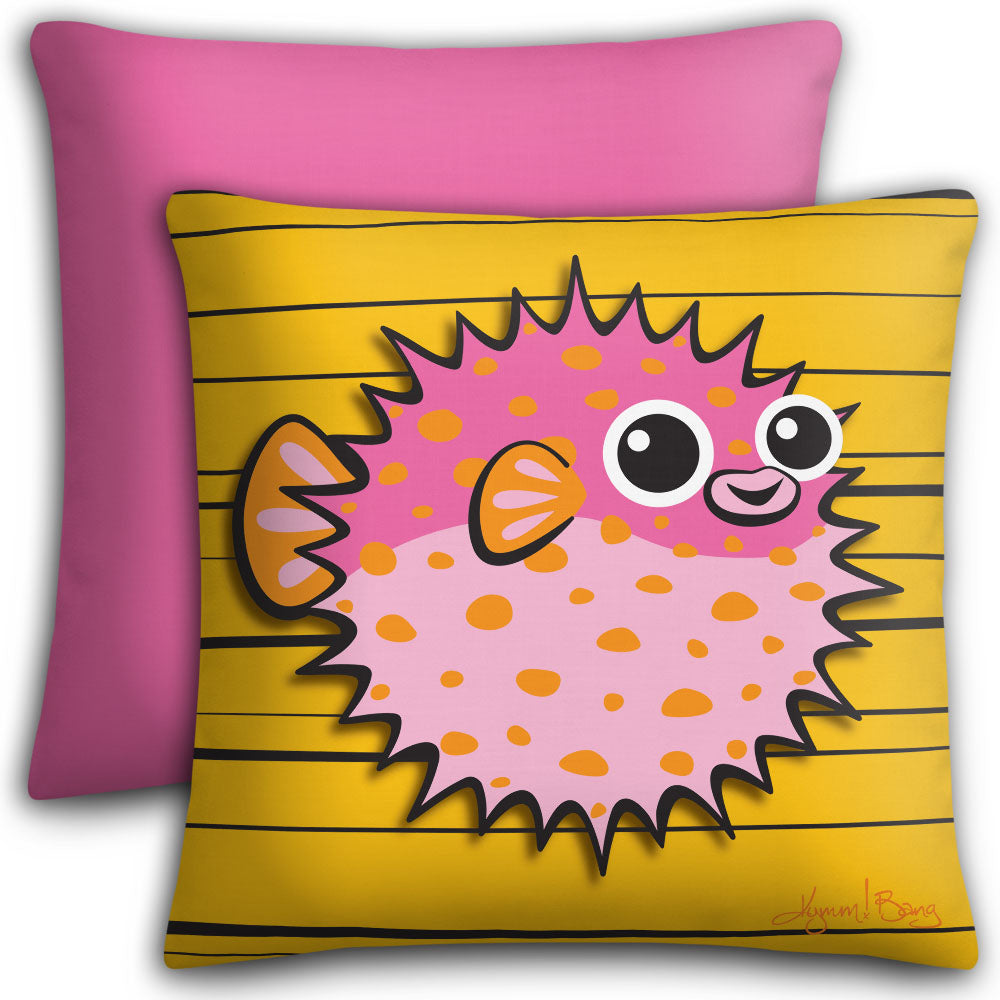 Puffer fish pillow shop