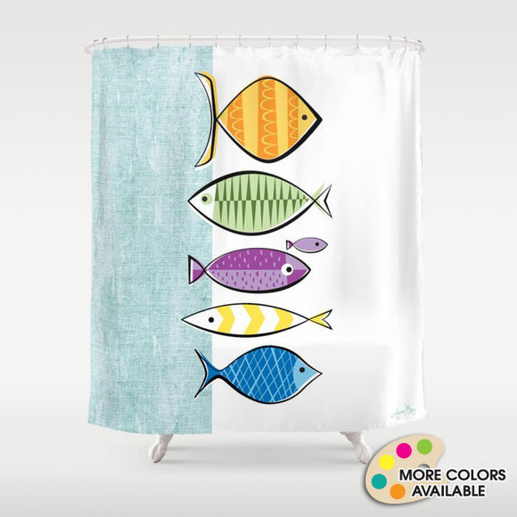 Fishies Shower Curtain