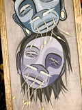 Shrunken Heads Gravel Art
