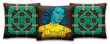 Chinese Tile Premium Stuffed Pillow