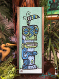 Tiki tOny Ltd Ed Gravel Art Panel