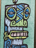 Tiki tOny Ltd Ed Gravel Art Panel