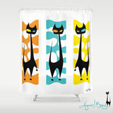 Roxy Cat Shower Curtain
