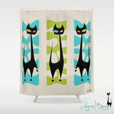 Roxy Cat Shower Curtain