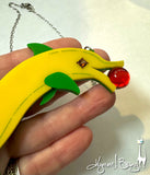 Banana Dolphin Necklace