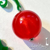 Holly Cocktail Garnish Clip - Red