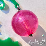 Holly Cocktail Garnish Clip - Pink