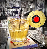 Pineapple Upside Down Cocktail Garnish Clip