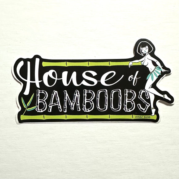House of Bamboobs Vinyl Sticker