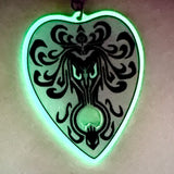 Haunted Mansion Planchette Glow in the Dark Acrylic Keychain