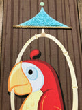 In the Tiki Room - Gravel Art Triptych