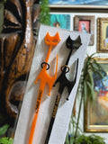 Halloween Cat Swizzle Sticks