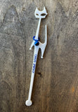 Happy Holiday Cat Hanukkah Swizzle Sticks